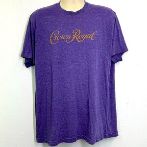 Crown Royal - Purple Crown Royal Graphic Short Sleeve T Short Size XL